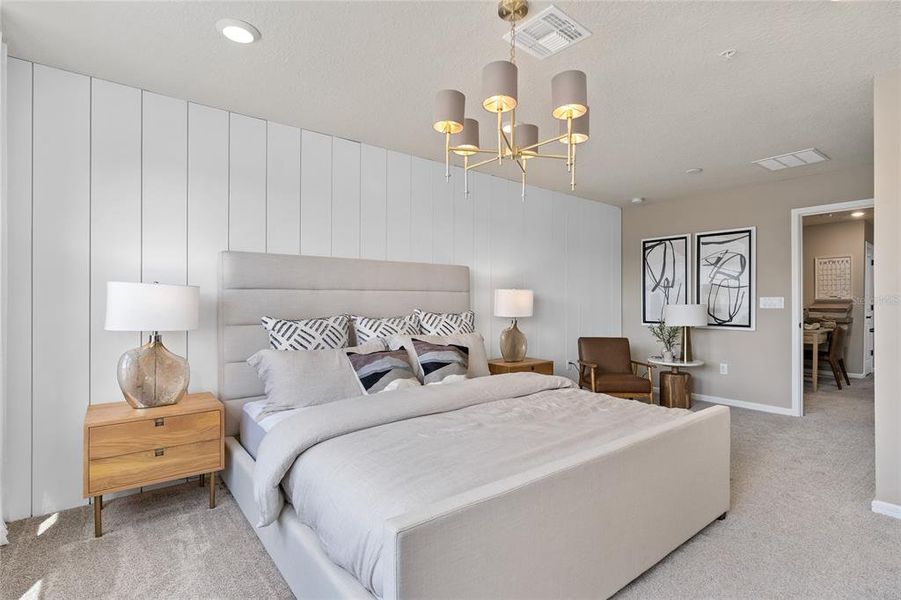 Furnished interior view inside a new home in Parkside Trails, Clermont (Image 9).
