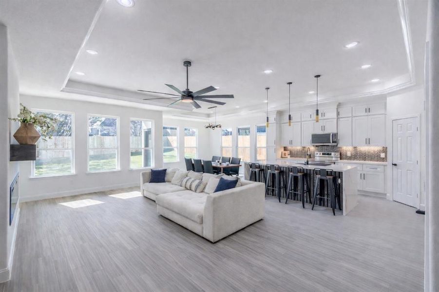 Furnished interior view inside a new home in , Granbury (Image 13).