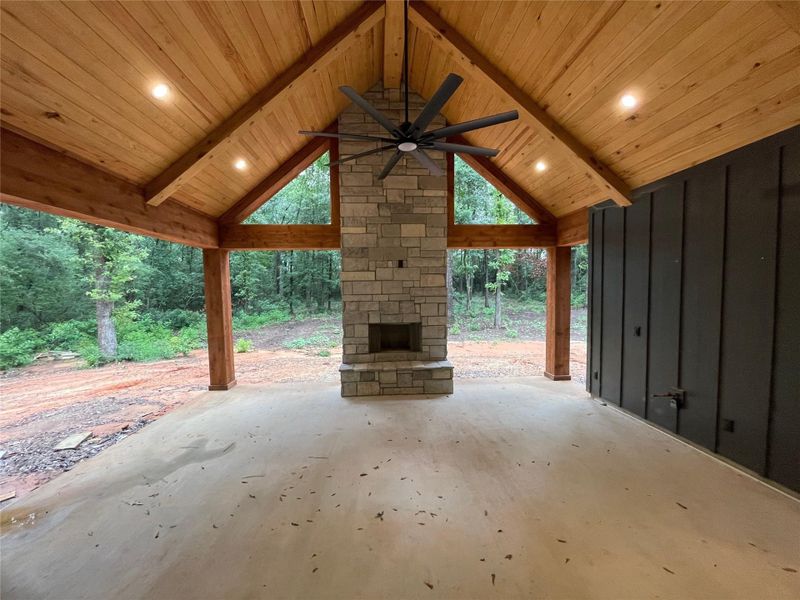 Exterior details and patio area of a home in , Willis (Image 4). Exterior details and patio area of a home in , Willis (Image 4).