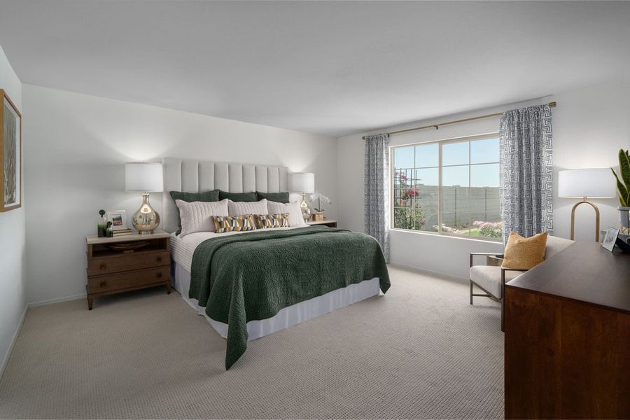 Representative furnished interior of a home built from the 1621 Modeled by KB Home in The Enclaves at Sonrisa, Queen Creek (Image 7).