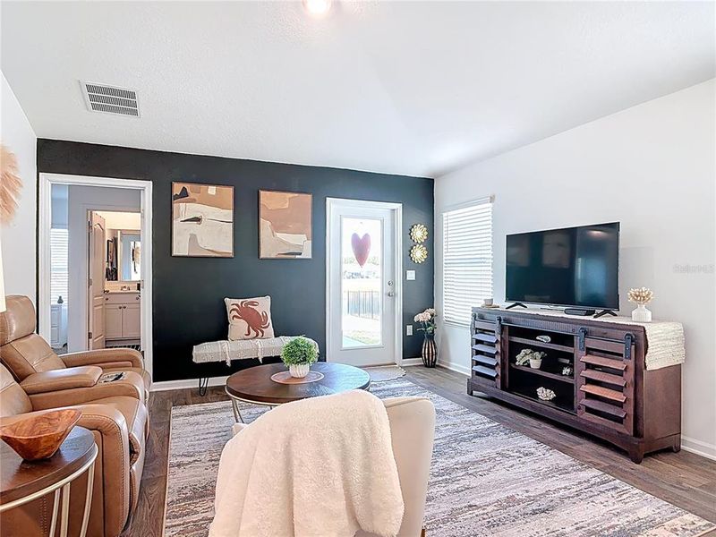 Furnished interior view inside a new home in , Bunnell (Image 7). Furnished interior view inside a new home in , Bunnell (Image 7).