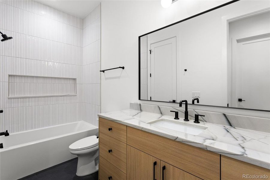 Furnished interior view inside a new home in , Denver (Image 40).