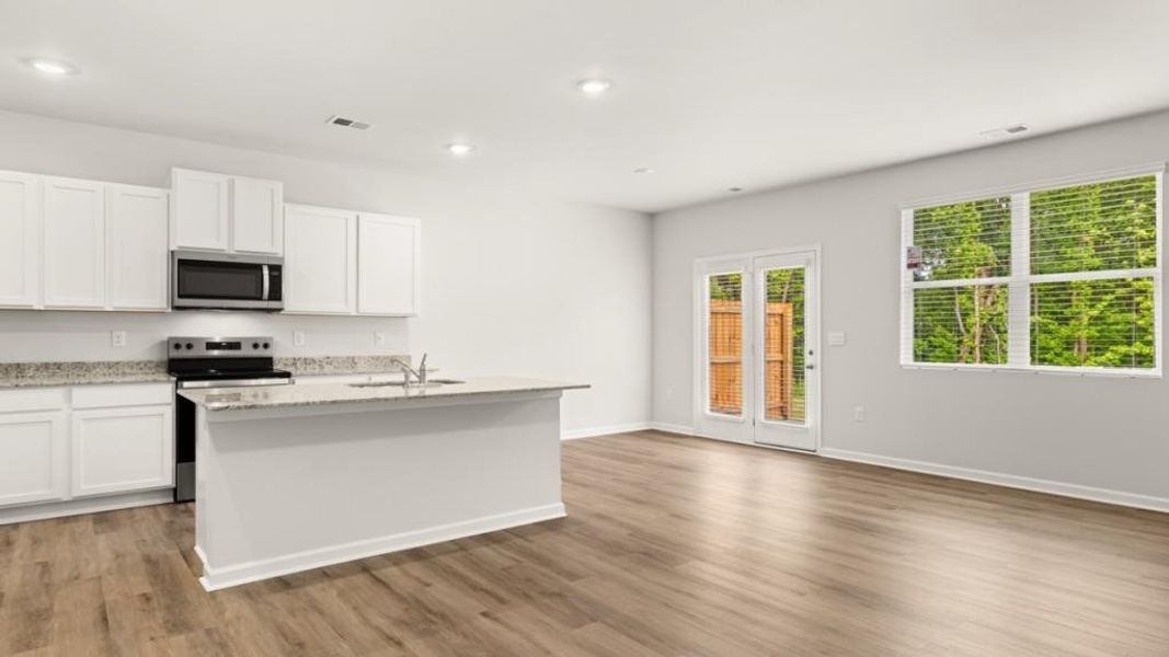 Furnished interior view inside a new home in , Gainesville (Image 3).