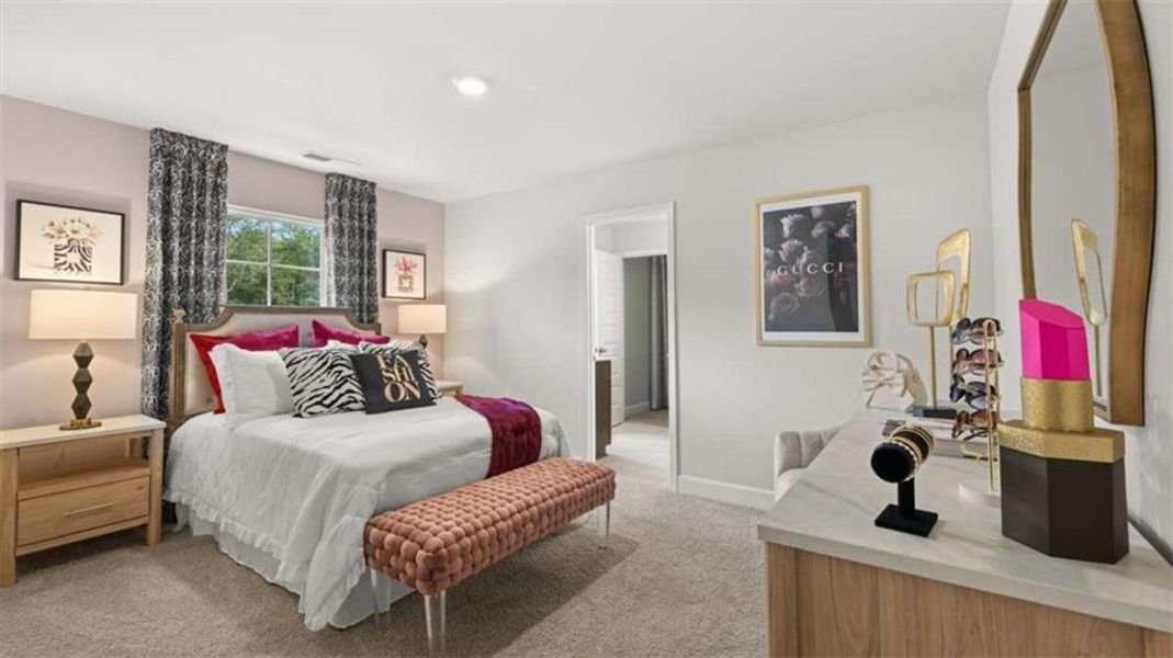 Furnished interior view inside a new home in Heritage Pointe, Senoia (Image 15).