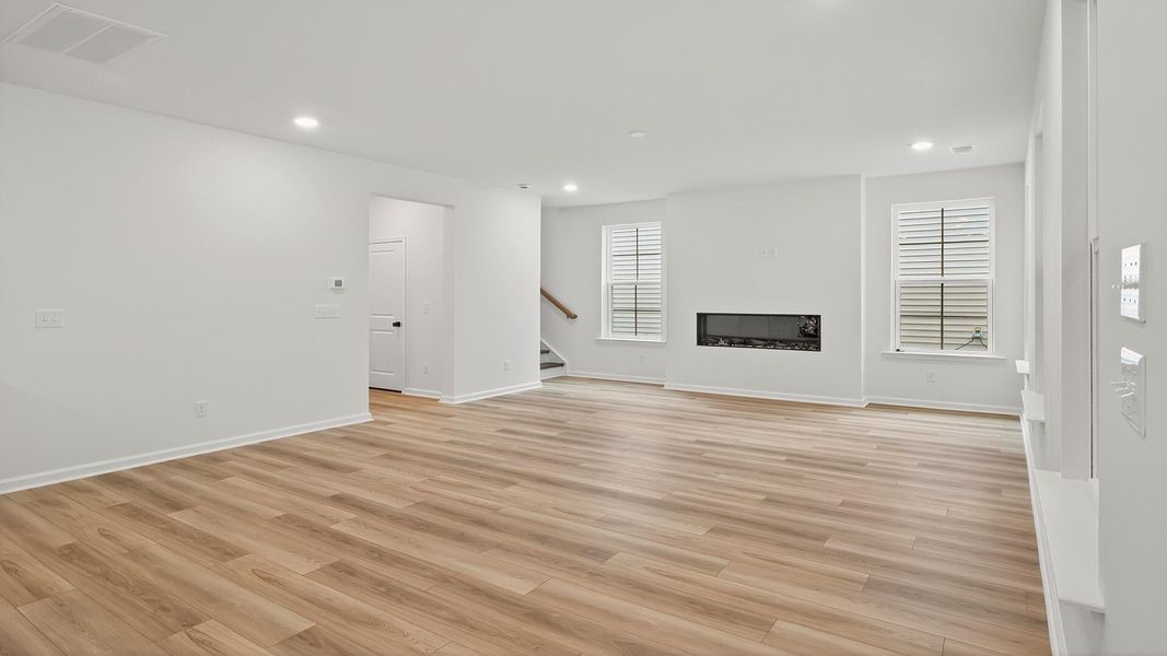 Spacious, unfurnished interior of a new home in Creekside at Andrews, Summerville (Image 28). Spacious, unfurnished interior of a new home in Creekside at Andrews, Summerville (Image 28).