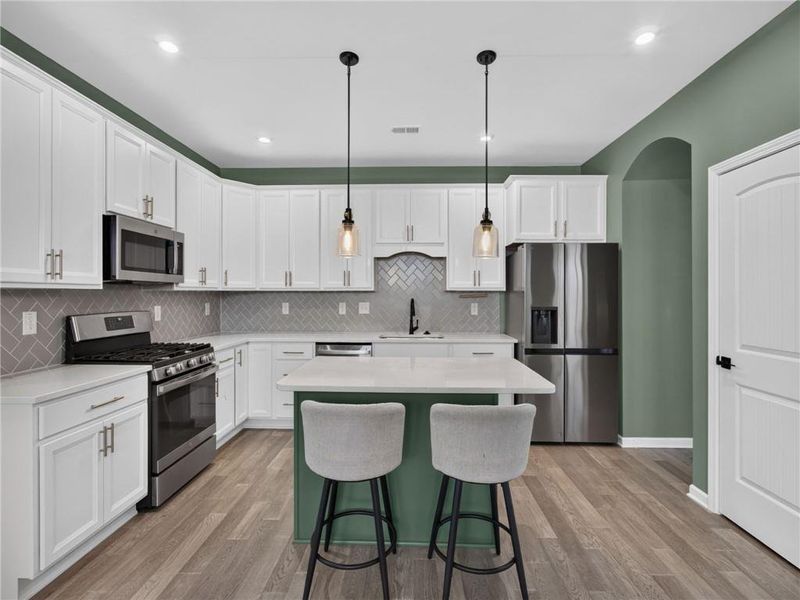 Furnished interior view inside a new home in Laurel Farms, Dallas (Image 7).