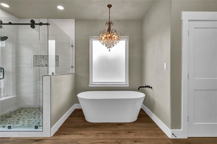 Furnished interior view inside a new home in , Angleton (Image 10).