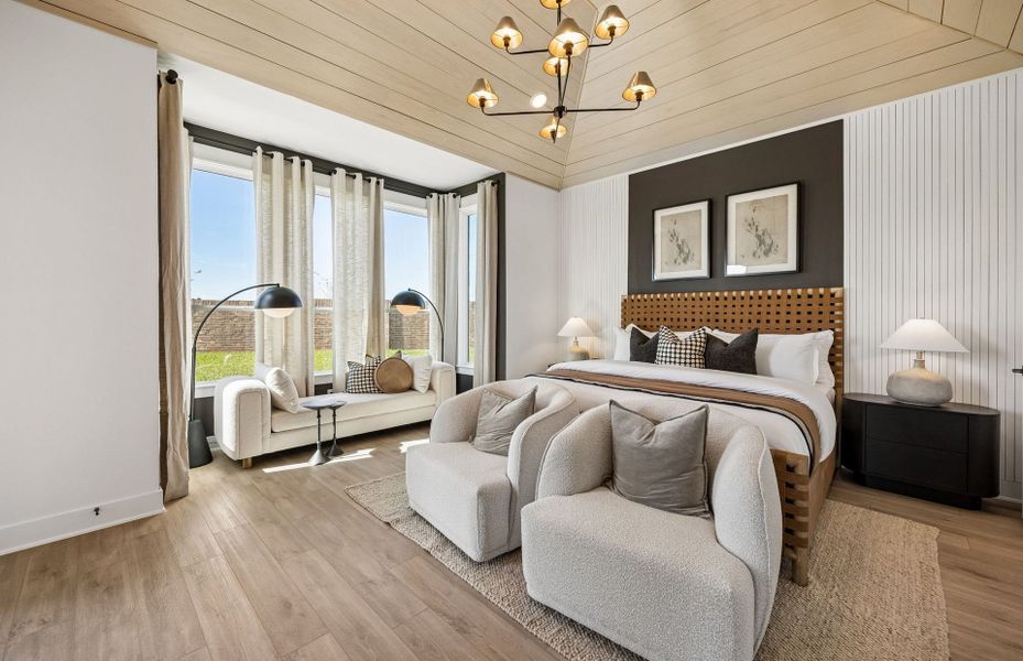 Representative furnished interior of a home built from the Ferris by Pulte Homes in Ryehill, Rosenberg (Image 38).