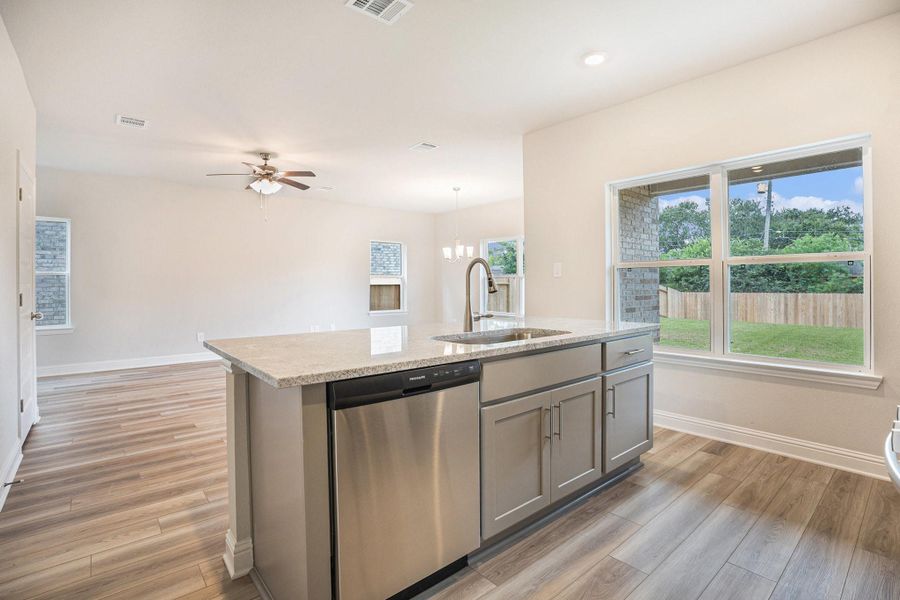 Furnished interior view inside a new home in Bayou Maison, Dickinson (Image 8).