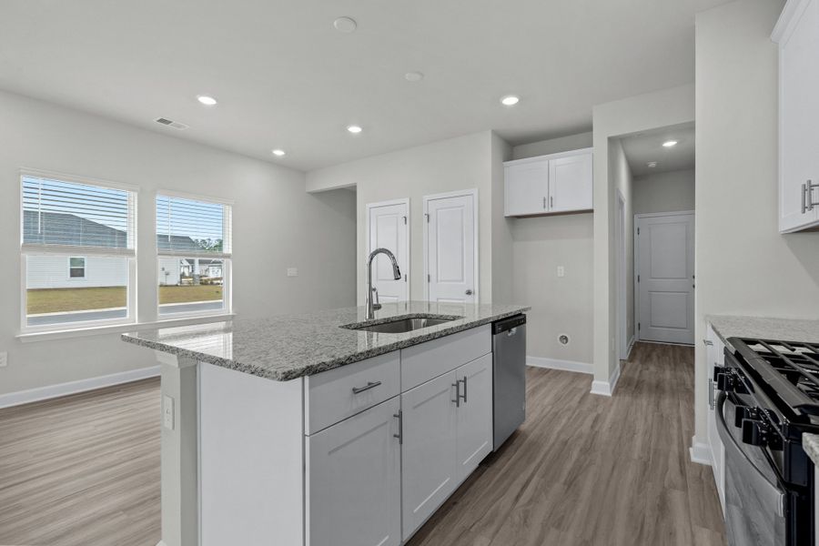 Furnished interior view inside a new home in Waterside - Boardwalk Series, Longs (Image 9). Furnished interior view inside a new home in Waterside - Boardwalk Series, Longs (Image 9).