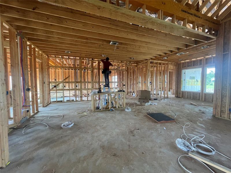 Open concept family room Open concept family room