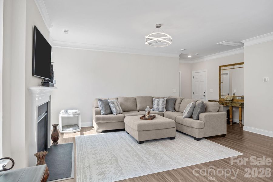 Furnished interior view inside a new home in Dogwood Grove, Statesville (Image 8).