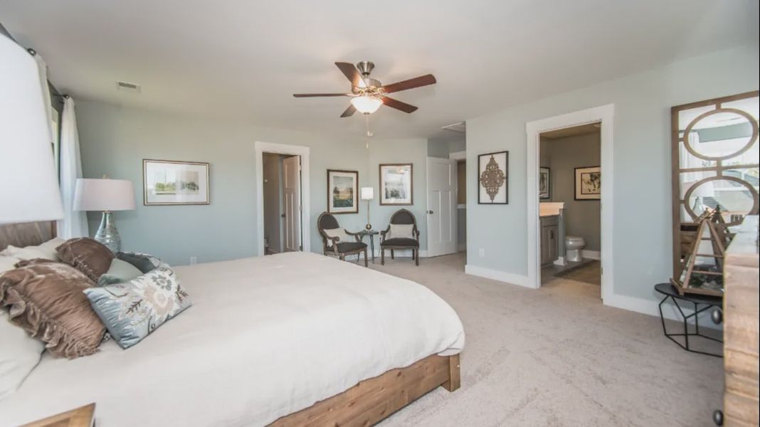 Furnished interior view inside a new home in Sidney Creek Single Family, Zebulon (Image 15).