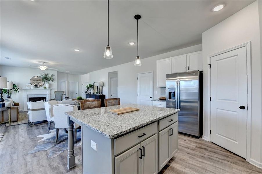 Furnished interior view inside a new home in , Auburn (Image 40).