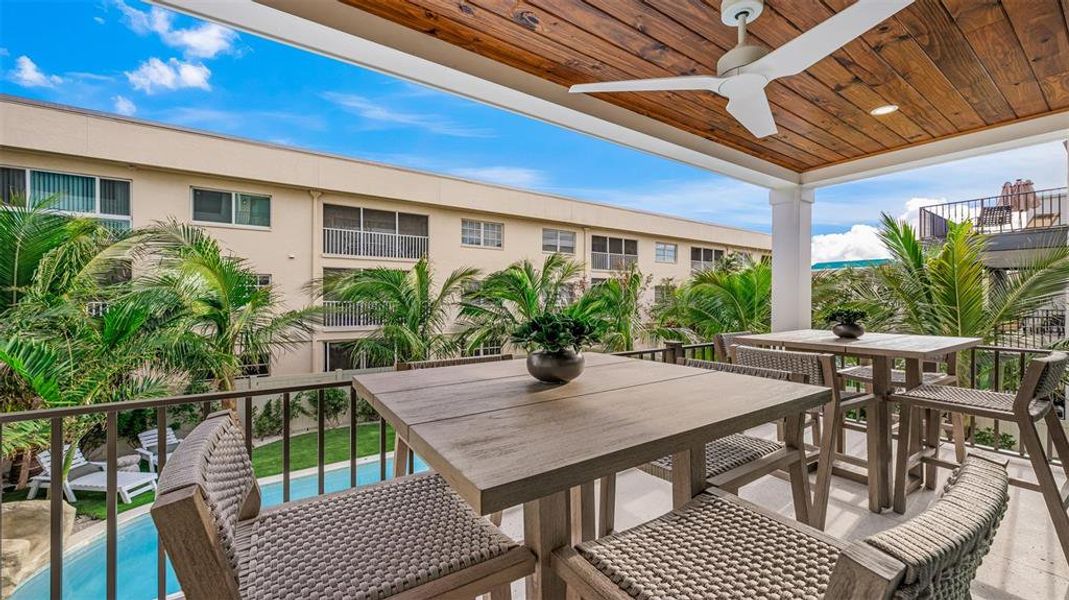 Exterior details and patio area of a home in , Sarasota (Image 23).