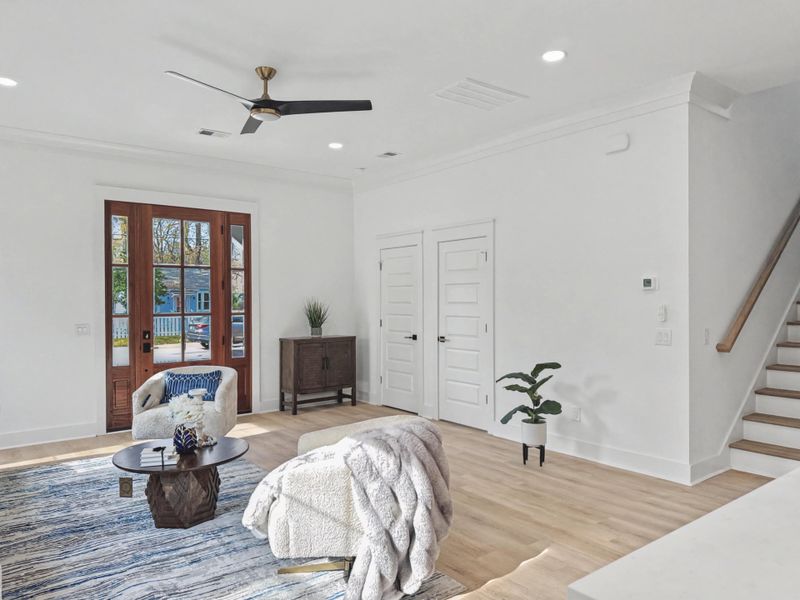 Furnished interior view inside a new home in , North Charleston (Image 51).