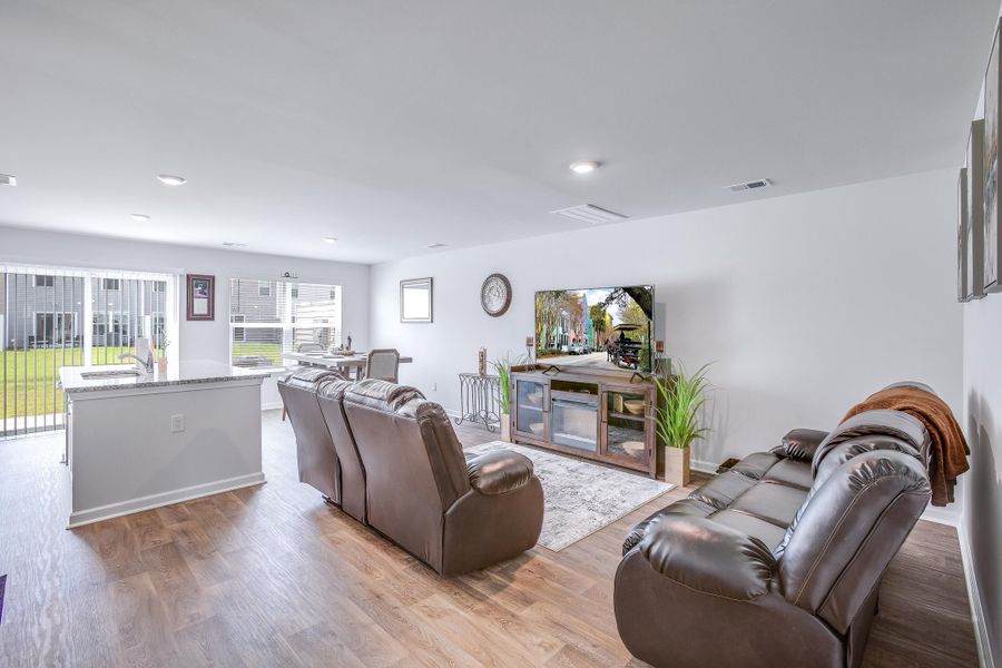 Furnished interior view inside a new home in , Summerville (Image 8). Furnished interior view inside a new home in , Summerville (Image 8).