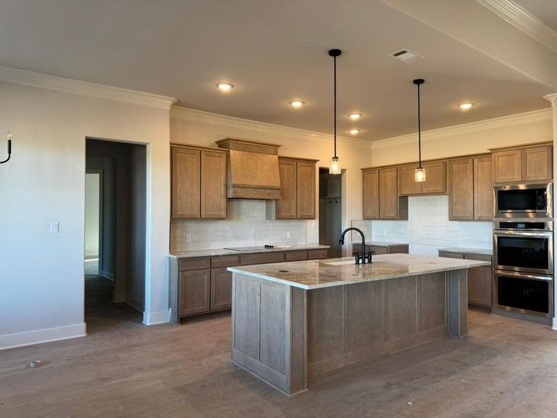 Furnished interior view inside a new home in Rocky Top, Krum (Image 4).