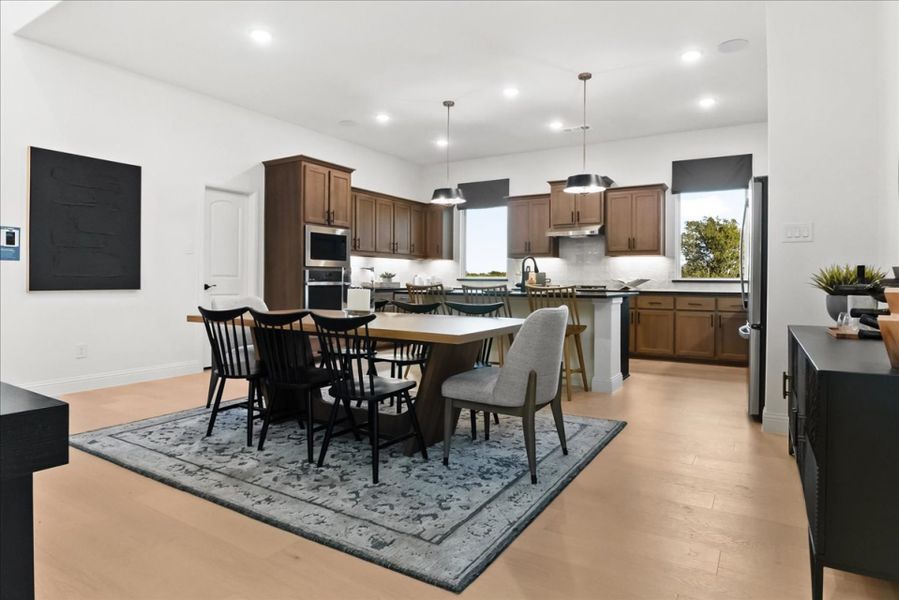 Representative furnished interior of a home built from the Westbury by Pacesetter Homes in Creekview Meadows, Pilot Point (Image 12).