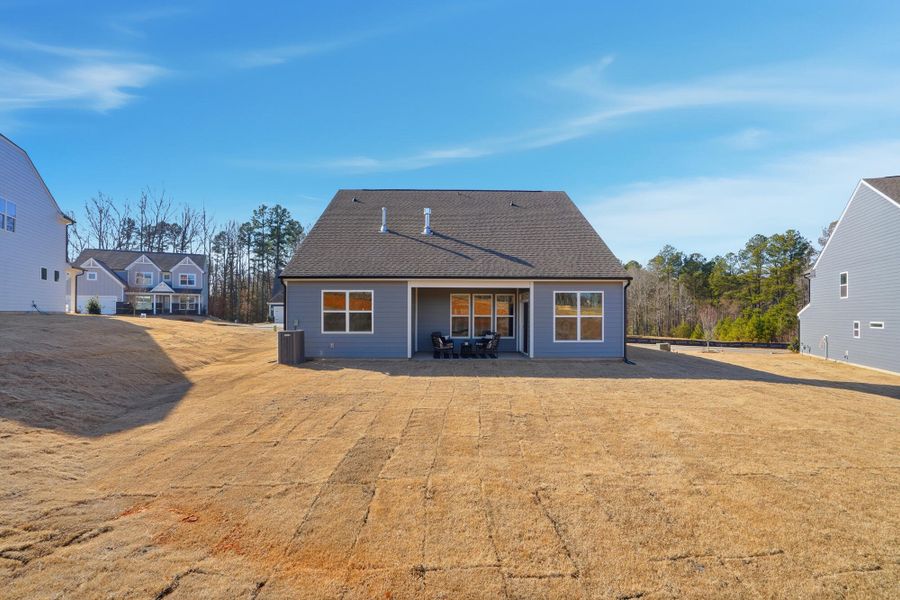 Exterior details and patio area of a home in Carrington, Stanley (Image 32).