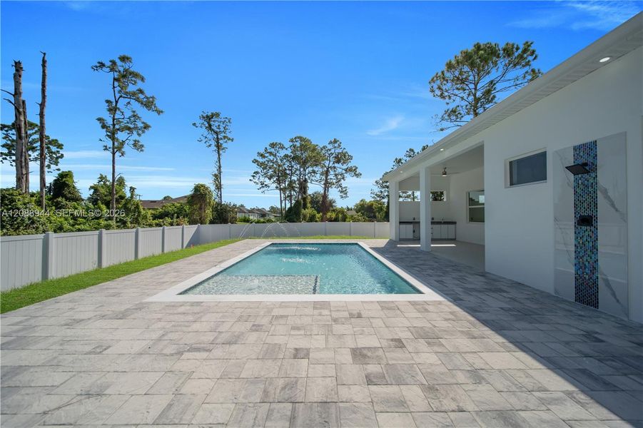 Exterior details and patio area of a home in , Lehigh Acres (Image 3).