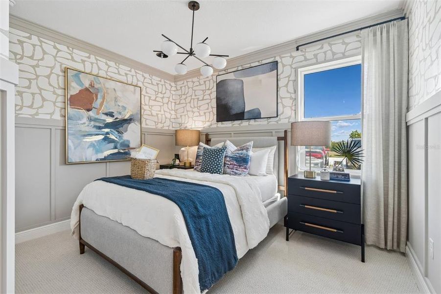 Furnished interior view inside a new home in Grand Park, Sarasota (Image 38).