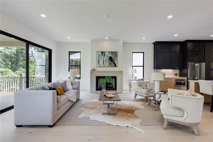 Furnished interior view inside a new home in , Norcross (Image 15). Furnished interior view inside a new home in , Norcross (Image 15).