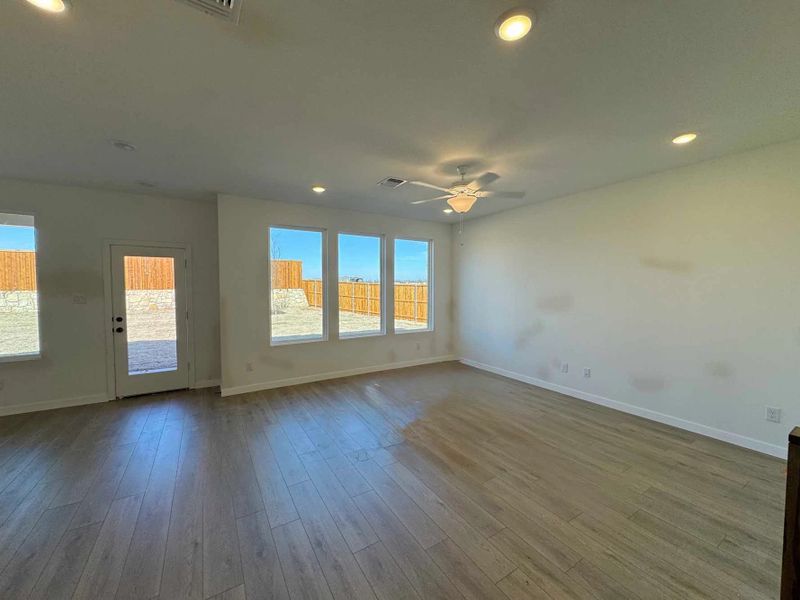 Family Room Construction Progress