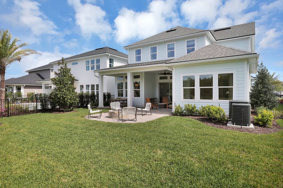 Representative exterior details of a home built from the Sawyer by Riverside Homes in Mariposa at EverRange, Jacksonville (Image 3).