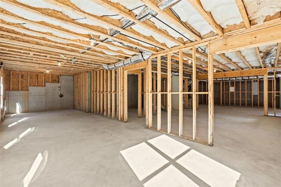 In-progress construction of a new home in , Waleska, GA (Image 46).