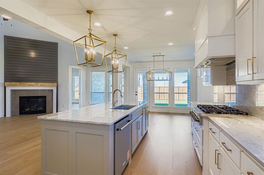 Furnished interior view inside a new home in Star Trail - 55s, Prosper (Image 9).