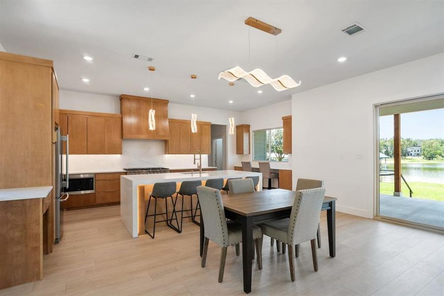 Furnished interior view inside a new home in , Malakoff (Image 3).