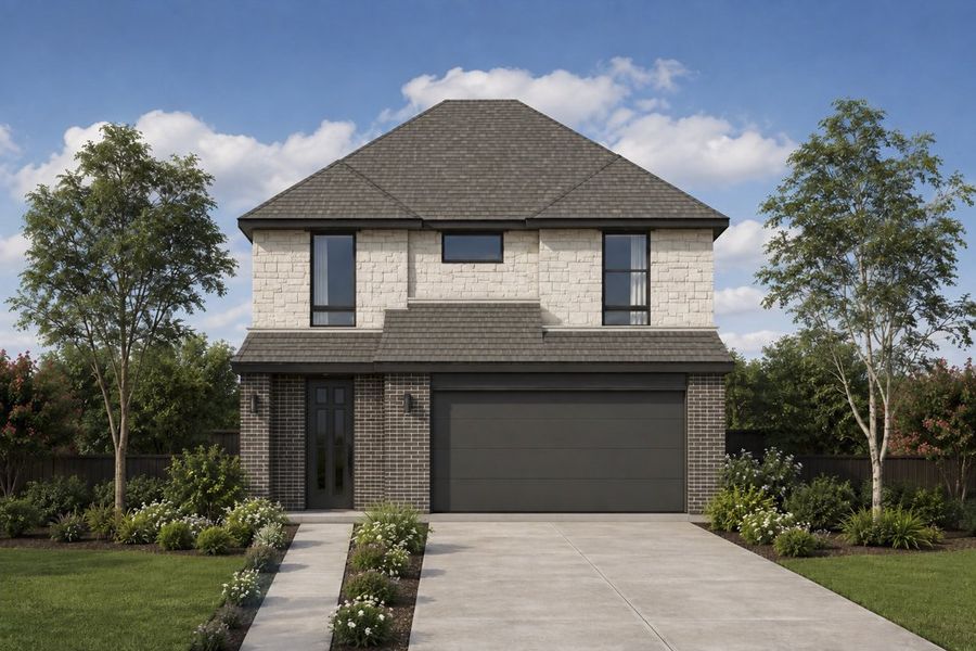 Representative exterior photo of a completed home built from the The Whitmore by Lillian Custom Homes in Tabor Ranch, Ponder, TX (Image 6).