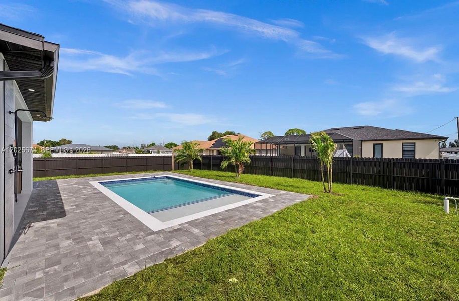 Exterior details and patio area of a home in , Cape Coral (Image 25). Exterior details and patio area of a home in , Cape Coral (Image 25).