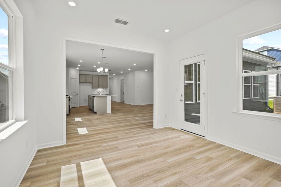 Spacious, unfurnished interior of a new home in Michaux Gardens, Belmont (Image 52). Spacious, unfurnished interior of a new home in Michaux Gardens, Belmont (Image 52).