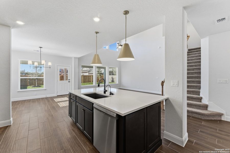 Furnished interior view inside a new home in Davis Ranch 60', San Antonio (Image 6).