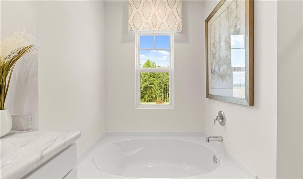 Furnished interior view inside a new home in Twin Lakes, Hoschton (Image 13).