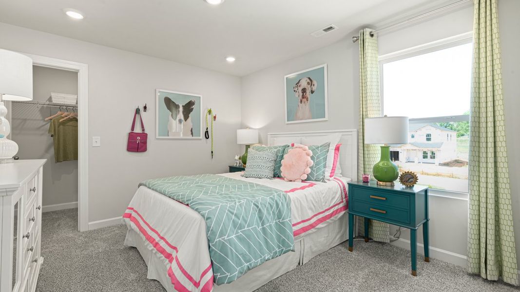 Representative furnished interior of a home built from the Johnson by Meritage Homes in Riverwood Farm, Piedmont (Image 9).