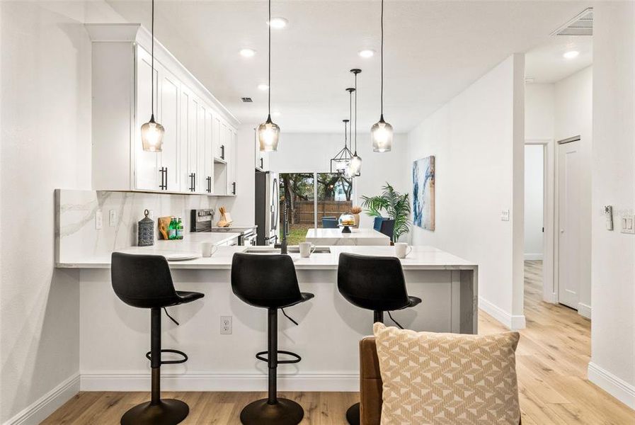 Furnished interior view inside a new home in , Tampa (Image 16).