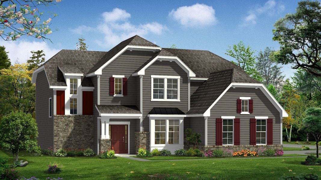 Image 3 representing the Arlington by DRB Homes in Blake Pond, Lillington, NC.