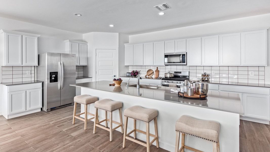 Representative furnished interior of a home built from the Citrine - Plan 5042 by D.R. Horton in Tortolita Trails, Marana (Image 6).