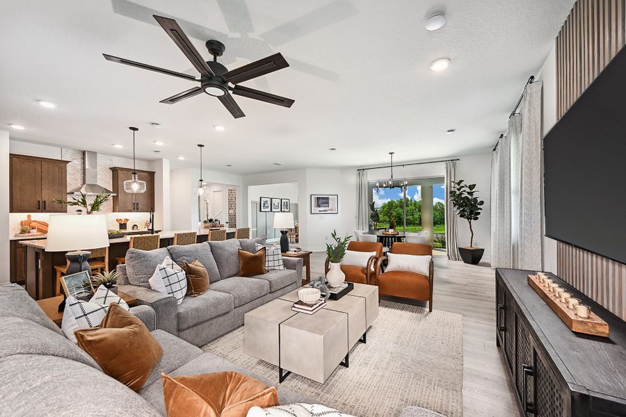 Representative furnished interior of a home built from the Canterbury by Beazer Homes in Acuera Estates, Apopka (Image 9).