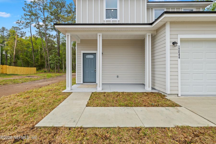 Exterior details and patio area of a home in , Jacksonville (Image 4). Exterior details and patio area of a home in , Jacksonville (Image 4).