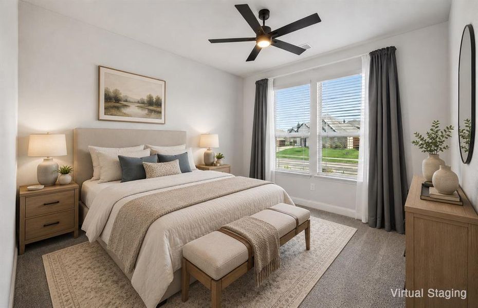 Furnished interior view inside a new home in , Waxahachie (Image 8).
