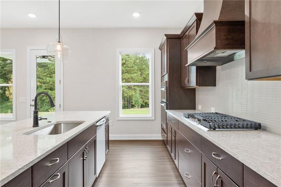 Furnished interior view inside a new home in Ashbury Commons, Powder Springs (Image 10).