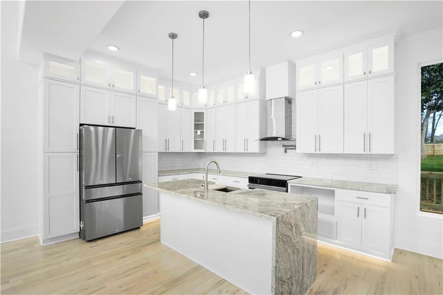 Furnished interior view inside a new home in , Atlanta (Image 9). Furnished interior view inside a new home in , Atlanta (Image 9).