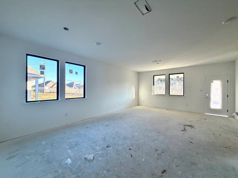 Construction Progress - Family Room