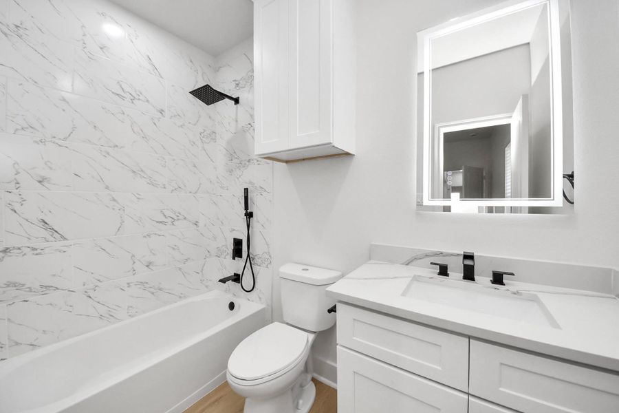 Furnished interior view inside a new home in , Houston (Image 11).