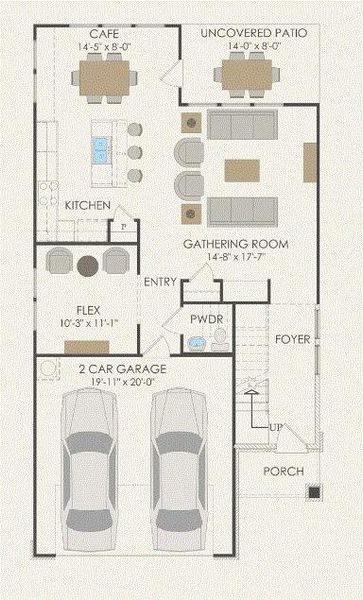 Pulte Homes, Sienna floor plan