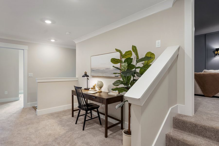 Representative furnished interior of a home built from the Savannah by Hunter Quinn Homes in Double Springs, Taylors (Image 52).